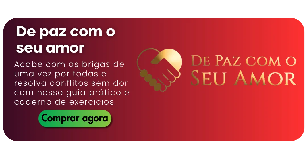De paz com o seu amor